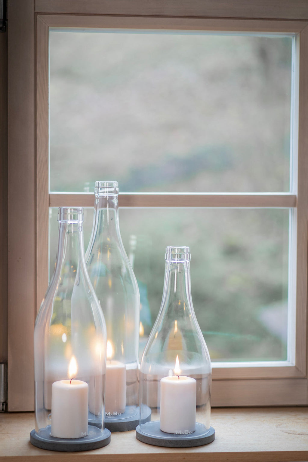 Big Bottle Windlicht (30cm) -  Klassik - puristisch - MaBe®