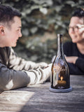 Windlicht Lugana handgefertigt zu einem nachhaltigen Weinlicht - leuchtend genauso schön, wie lecker
