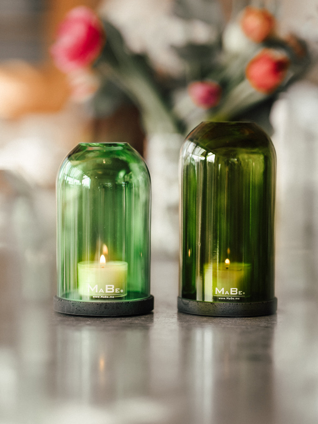 Windlicht Oh.Ha - Design by MaBe - clean und puristisch - das Kürzere