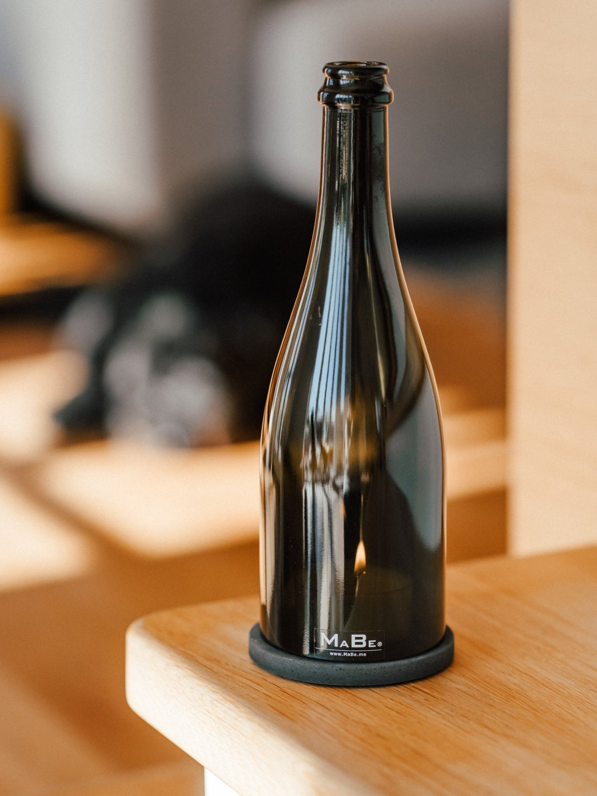 Windlicht Sekt - witziges Geschenk für jeden Mädelsabend - Cheers to life