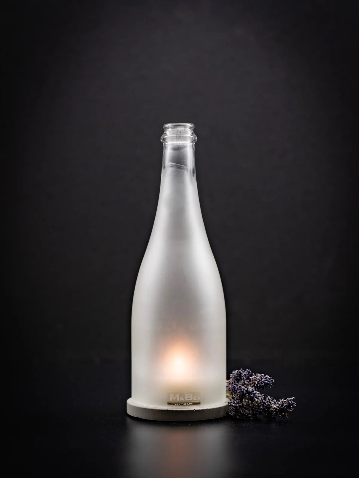 Windlicht Sekt - witziges Geschenk für jeden Mädelsabend - Cheers to life