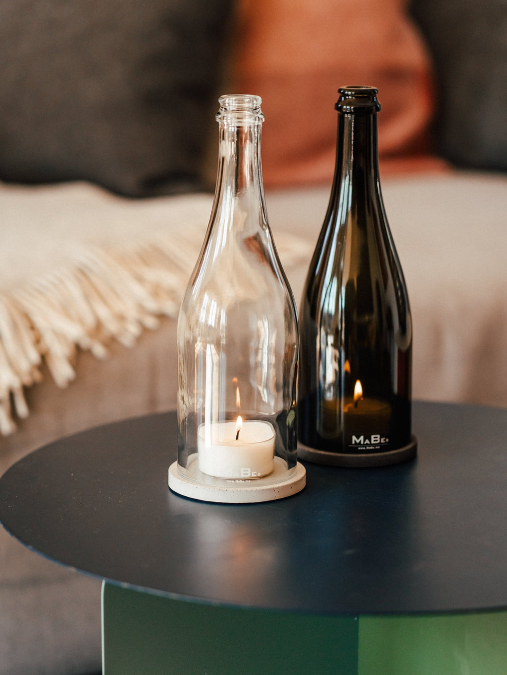 Windlicht Sekt - witziges Geschenk für jeden Mädelsabend - Cheers to life