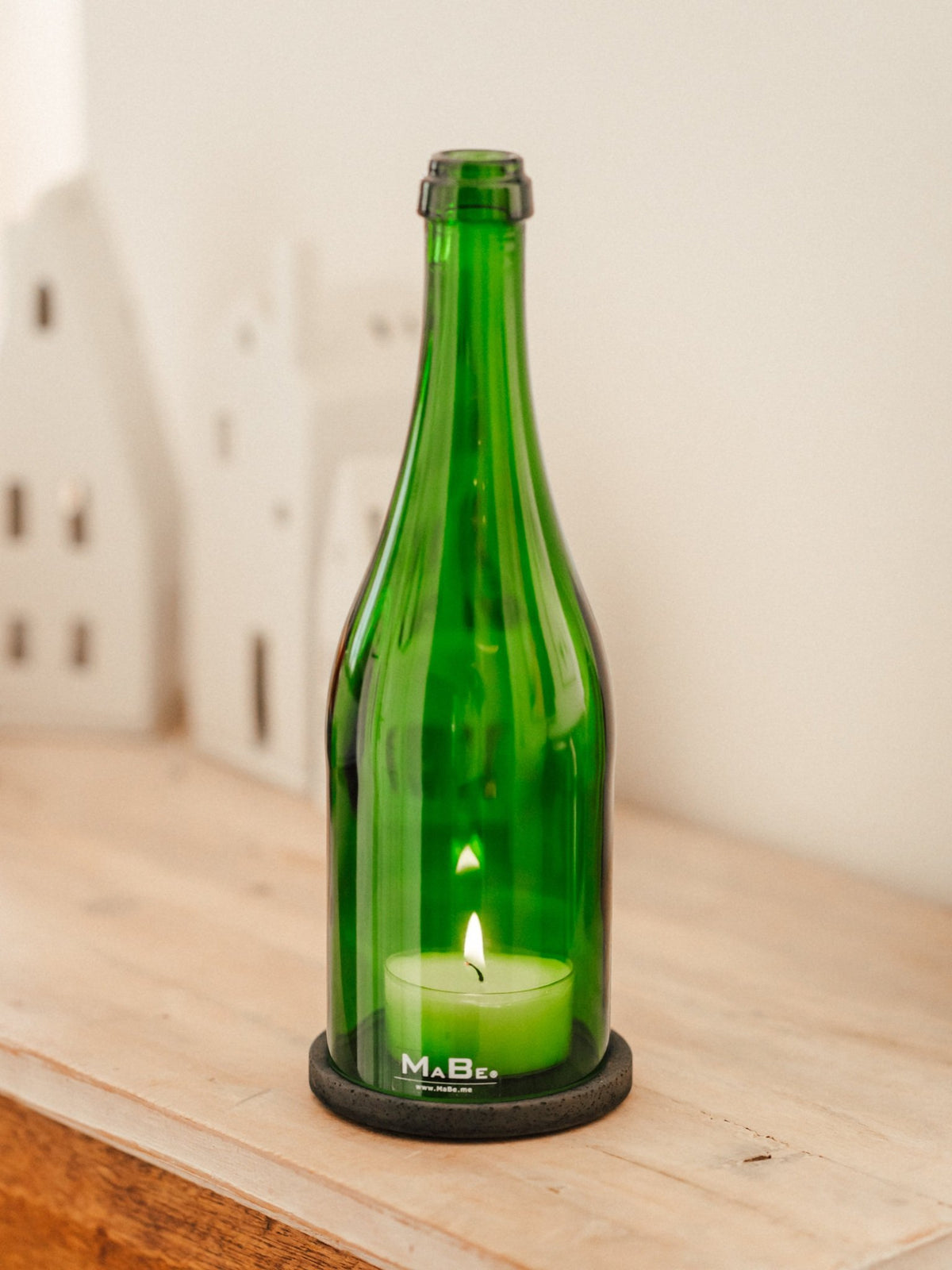 Windlicht Sekt - witziges Geschenk für jeden Mädelsabend - Cheers to life