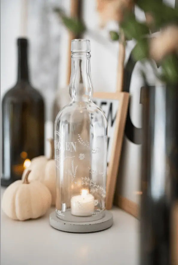 Lady of the Glen - Windlicht aus der schottischen Whiskyflasche - MaBe®
