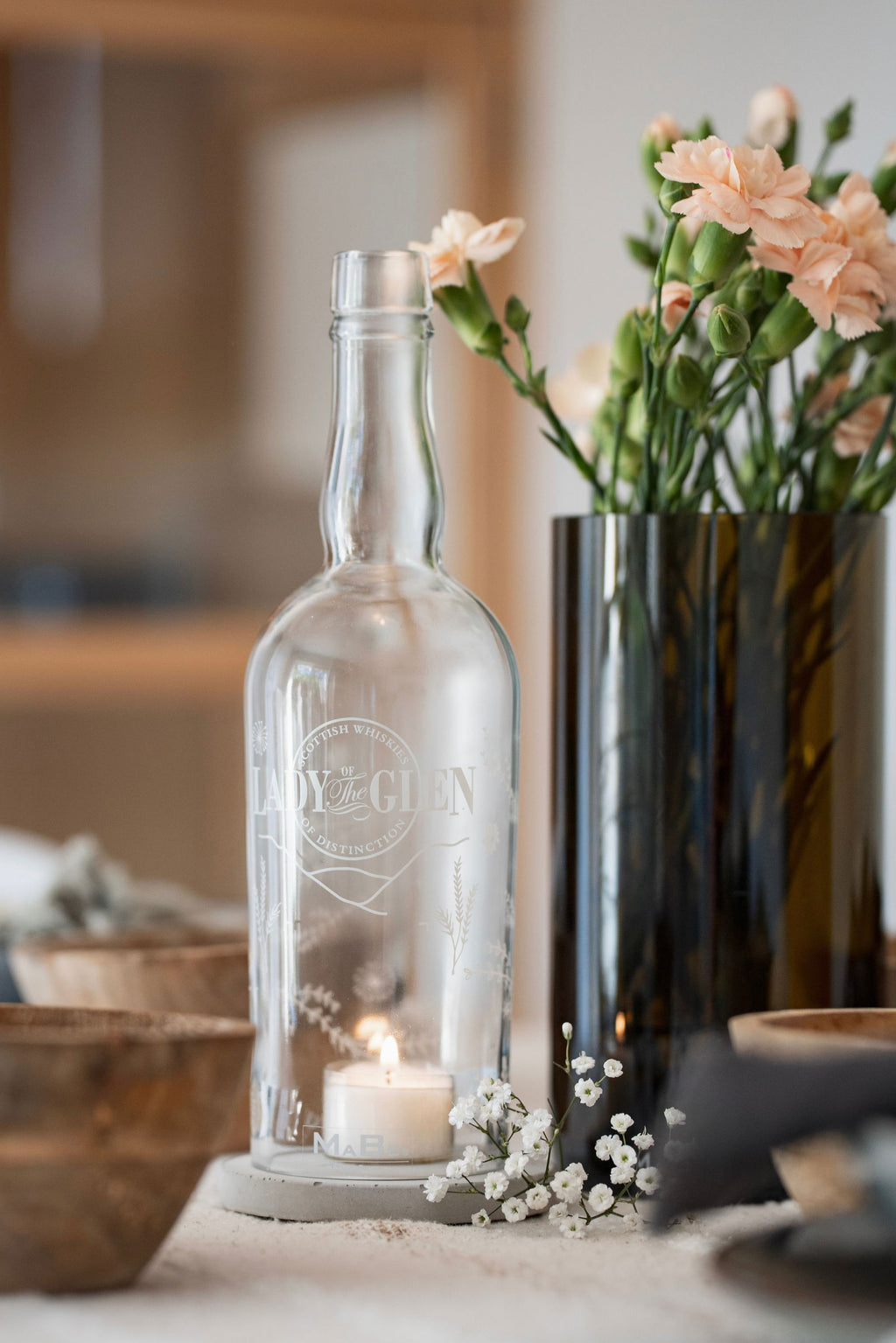 Lady of the Glen - Windlicht aus der schottischen Whiskyflasche - MaBe®