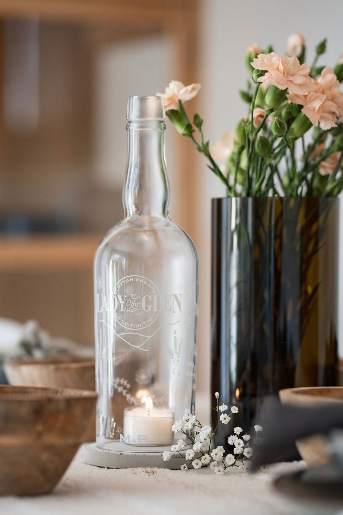 Lady of the Glen - Windlicht aus der schottischen Whiskyflasche - MaBe®