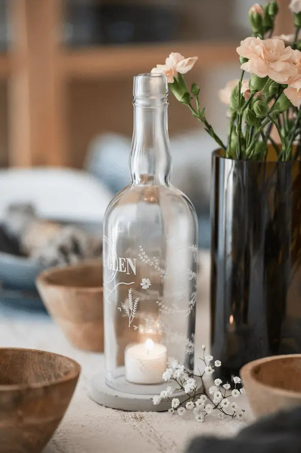 Lady of the Glen - Windlicht aus der schottischen Whiskyflasche - MaBe®
