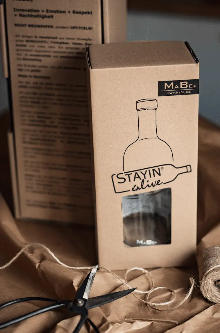 Windlicht - für innen & außen - zum Verschenken für DICH - Upcycling aus der Aperolflasche