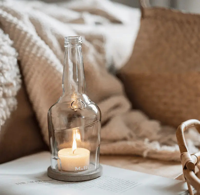 Windlicht - für innen & außen - zum Verschenken für DICH - Upcycling aus der Aperolflasche