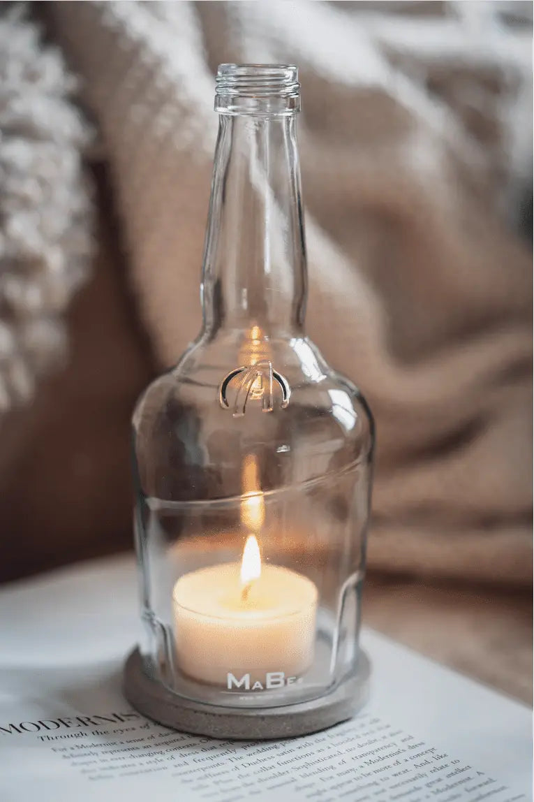 Windlicht - für innen & außen - zum Verschenken für DICH - Upcycling aus der Aperolflasche