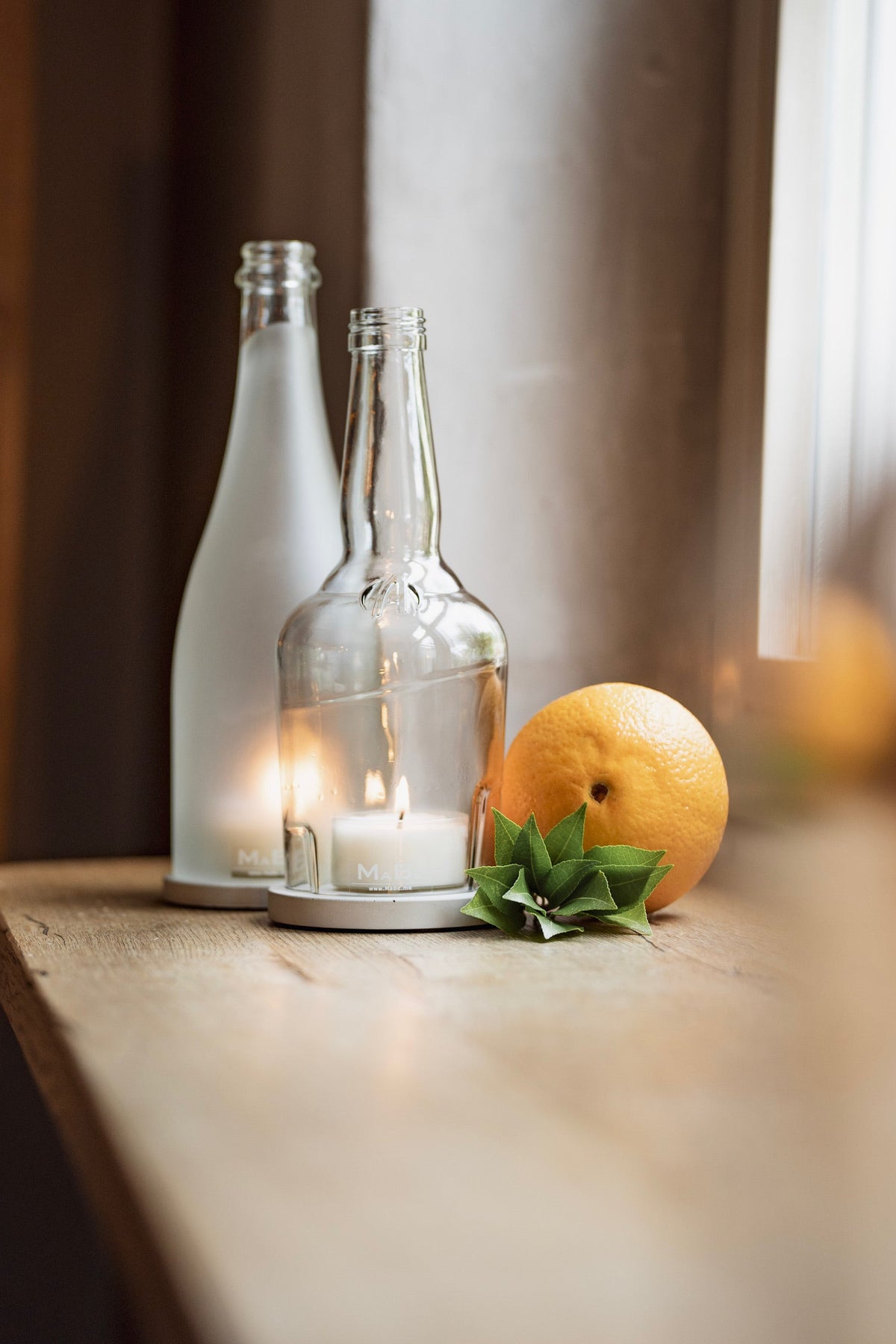 Windlicht Aperol UPCYCLING -  witzig & originell für innen + außen - MaBe®