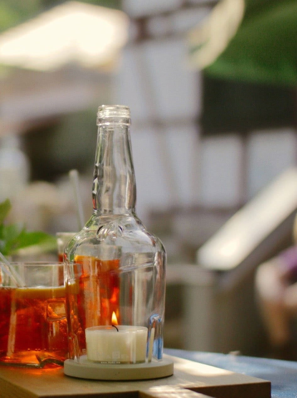 Windlicht Aperol UPCYCLING -  witzig & originell für innen + außen - MaBe®
