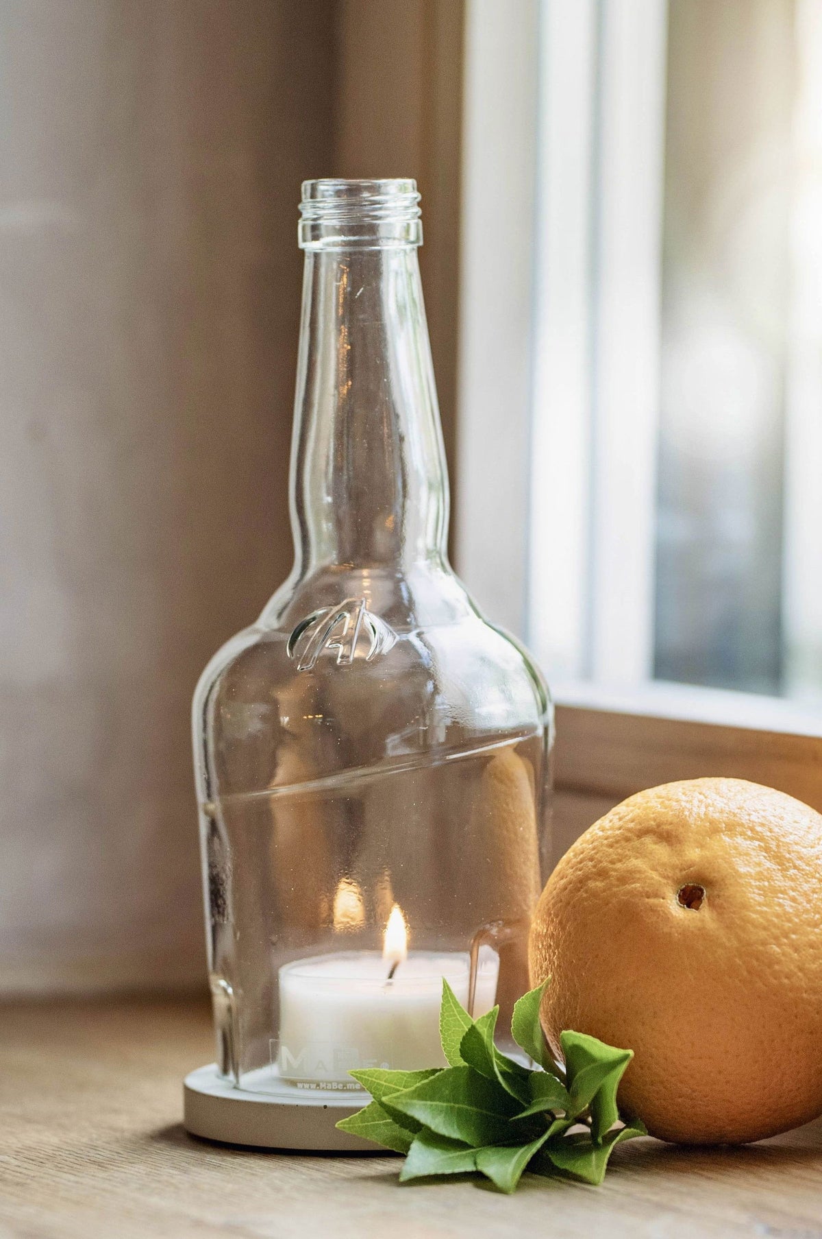 Windlicht Aperol UPCYCLING -  witzig & originell für innen + außen - MaBe®