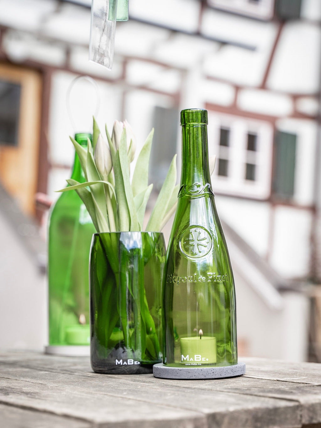 Windlicht Picpoul de Pinet - grünes Licht aus Frankreich - MaBe®