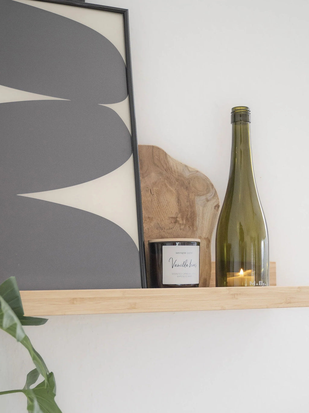 Windlicht  schlank - elegant - aus der Schlegel Wein Flasche