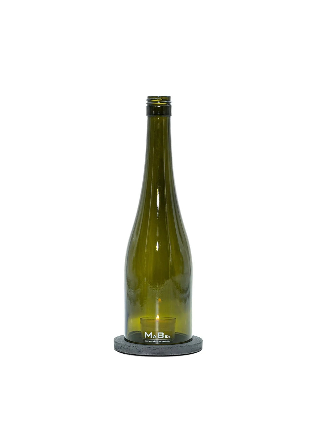 Windlicht  schlank - elegant - aus der Schlegel Wein Flasche