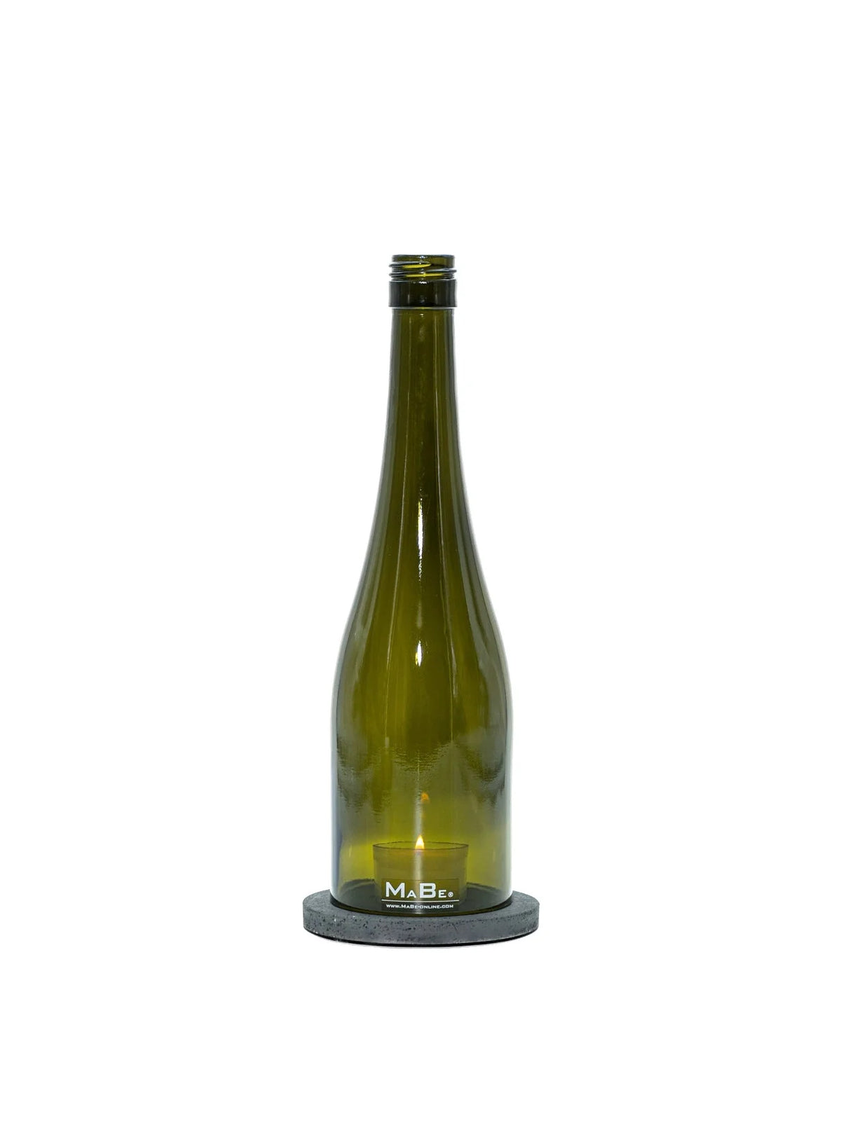 Windlicht  schlank - elegant - aus der Schlegel Wein Flasche