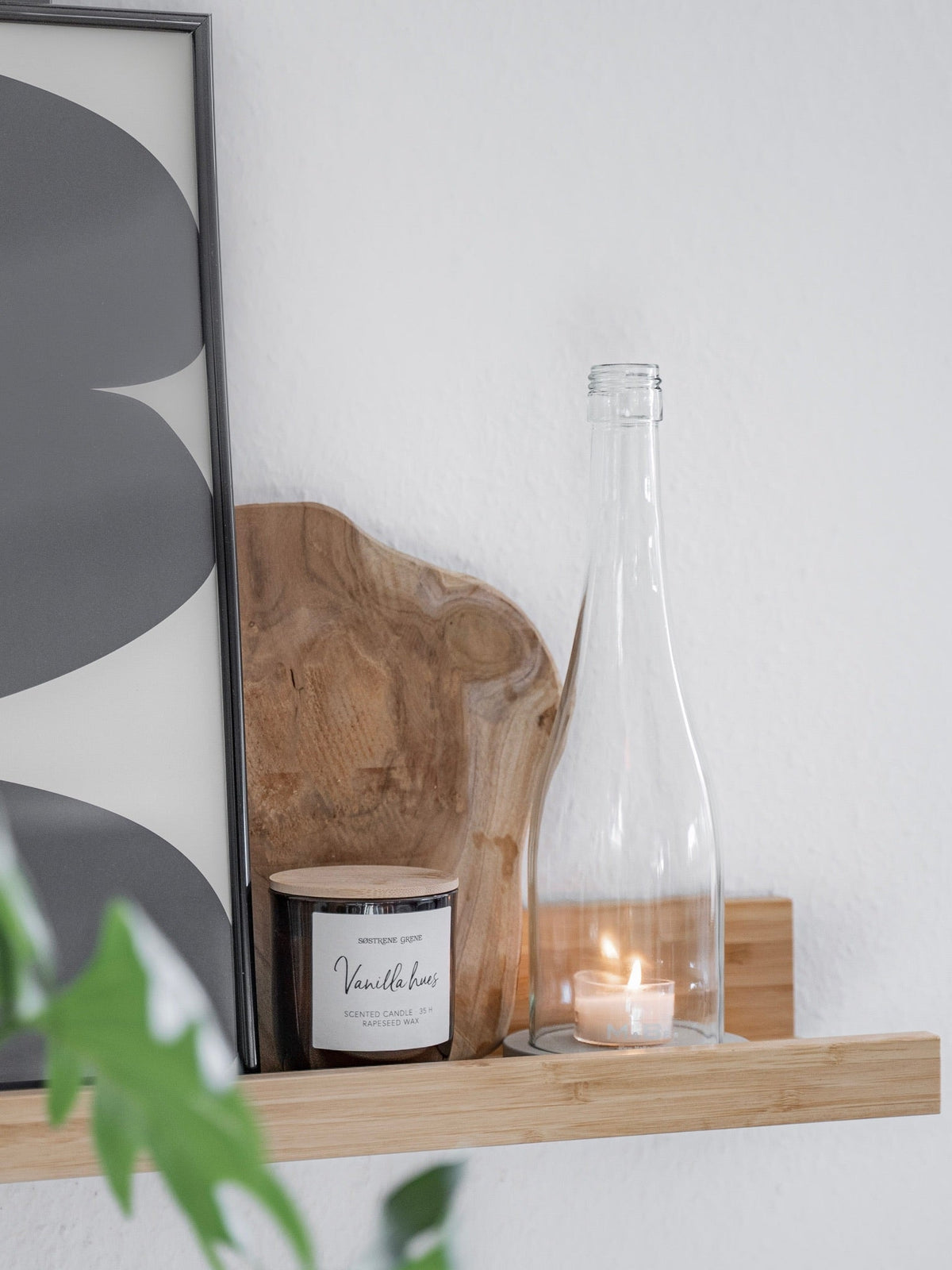 Windlicht  schlank - elegant - aus der Schlegel Wein Flasche - MaBe®