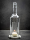 Windlicht Frankfurt am Main Skyline Bordeaux transparent - MaBe®