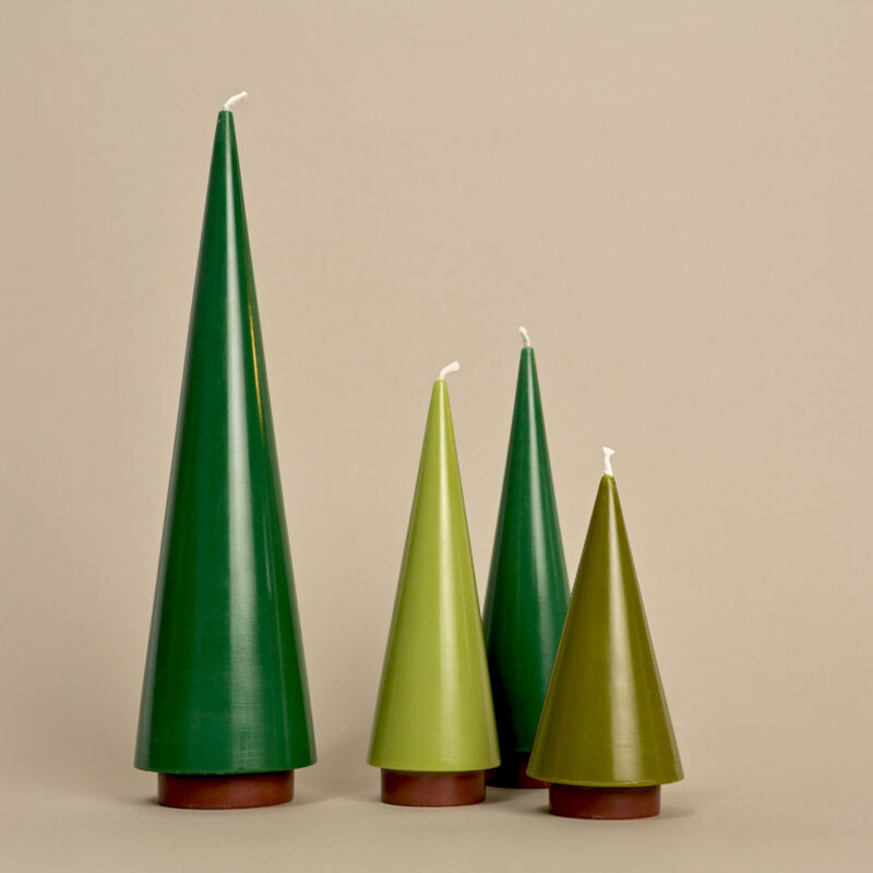 Wintertanne 🌲 tolle Stearin Kerze Candle Tree BIG - kleiner Weihnachtsgruß 🌟 von notthegirlwhomissesmuch
