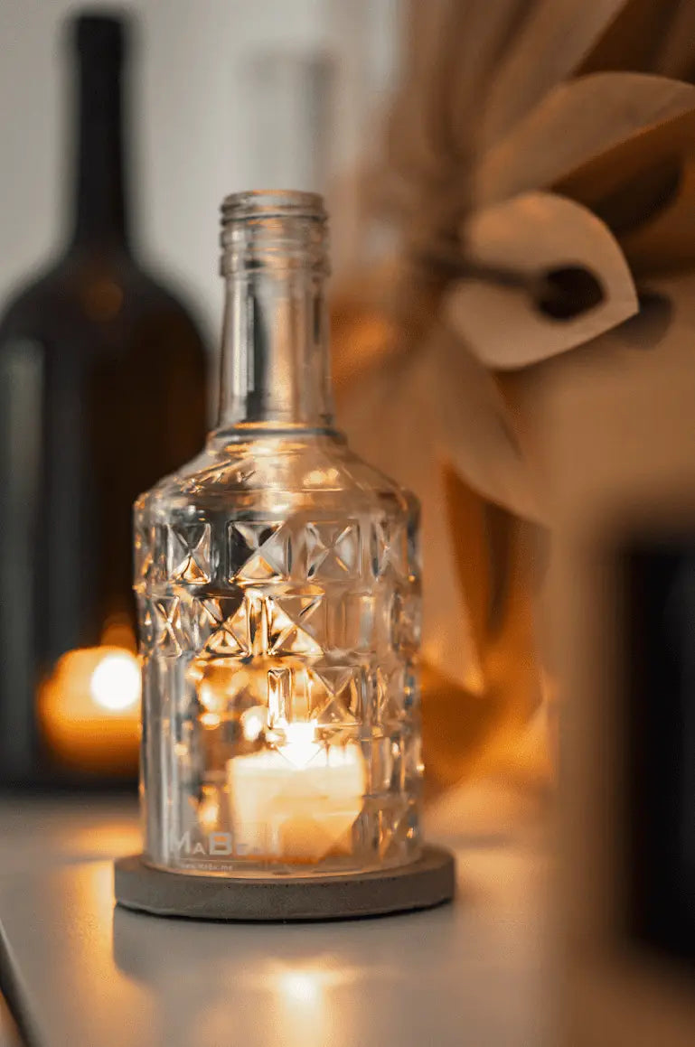 Wodka Licht - Windlicht mit Facettenschliff ✨ das Kleine