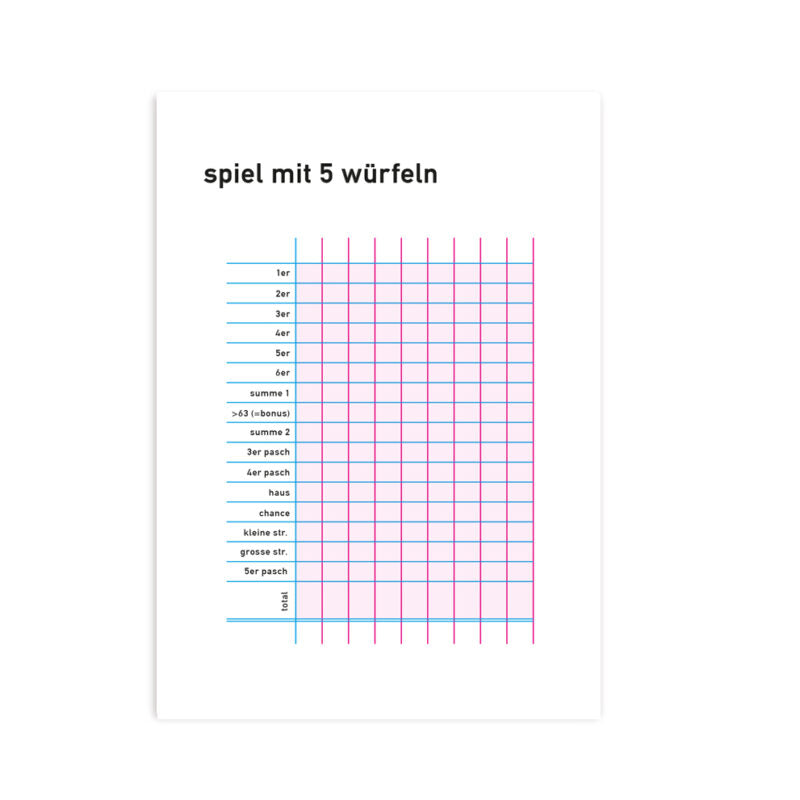 Würfelspass - Postkarte von notthegirl aus Hamburg - Einladung zum Spieleabend ?