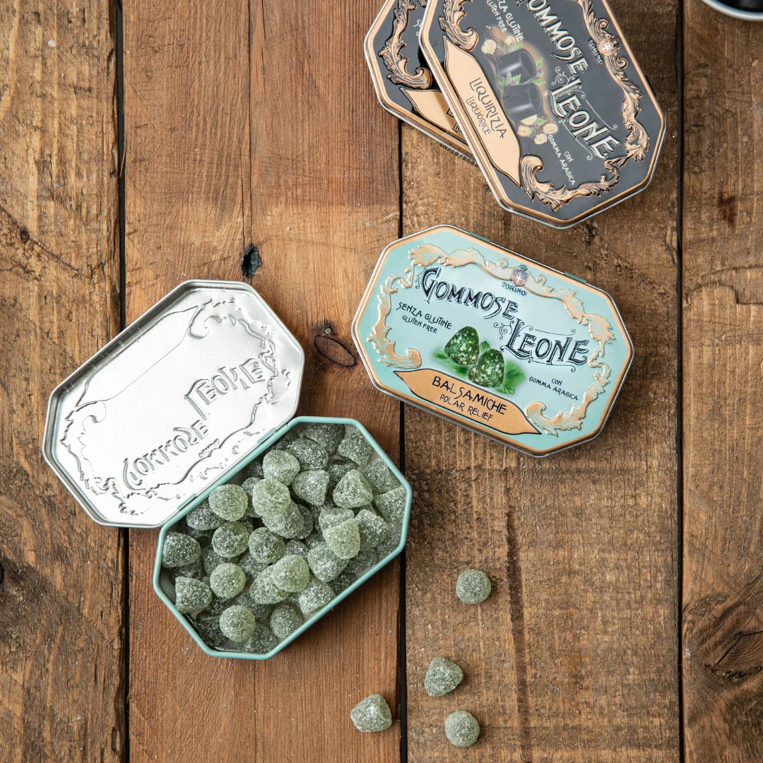 Zuckerfreie Gummibonbons Menthol von Pastiglie Leone