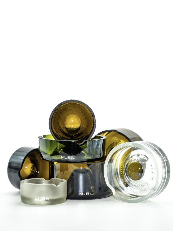 Aschenbecher mittel ✨cool & urban ✨ gefertigt aus der 0,7l  Sekt Flasche