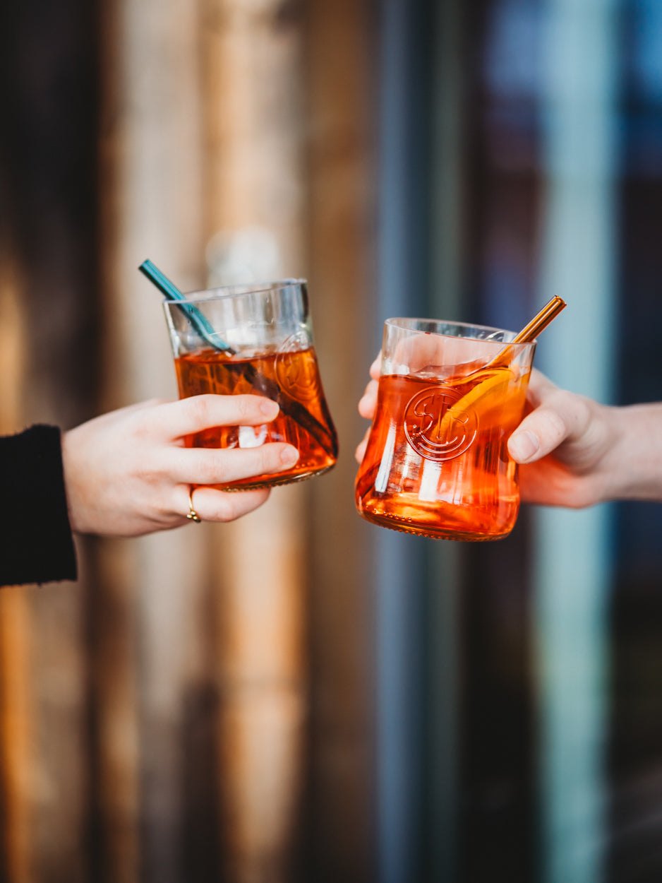 ☀️ das NEUE APEROL Glas 🧡 🍊 aus der Literflasche gefertigt - toll für Longdrinks