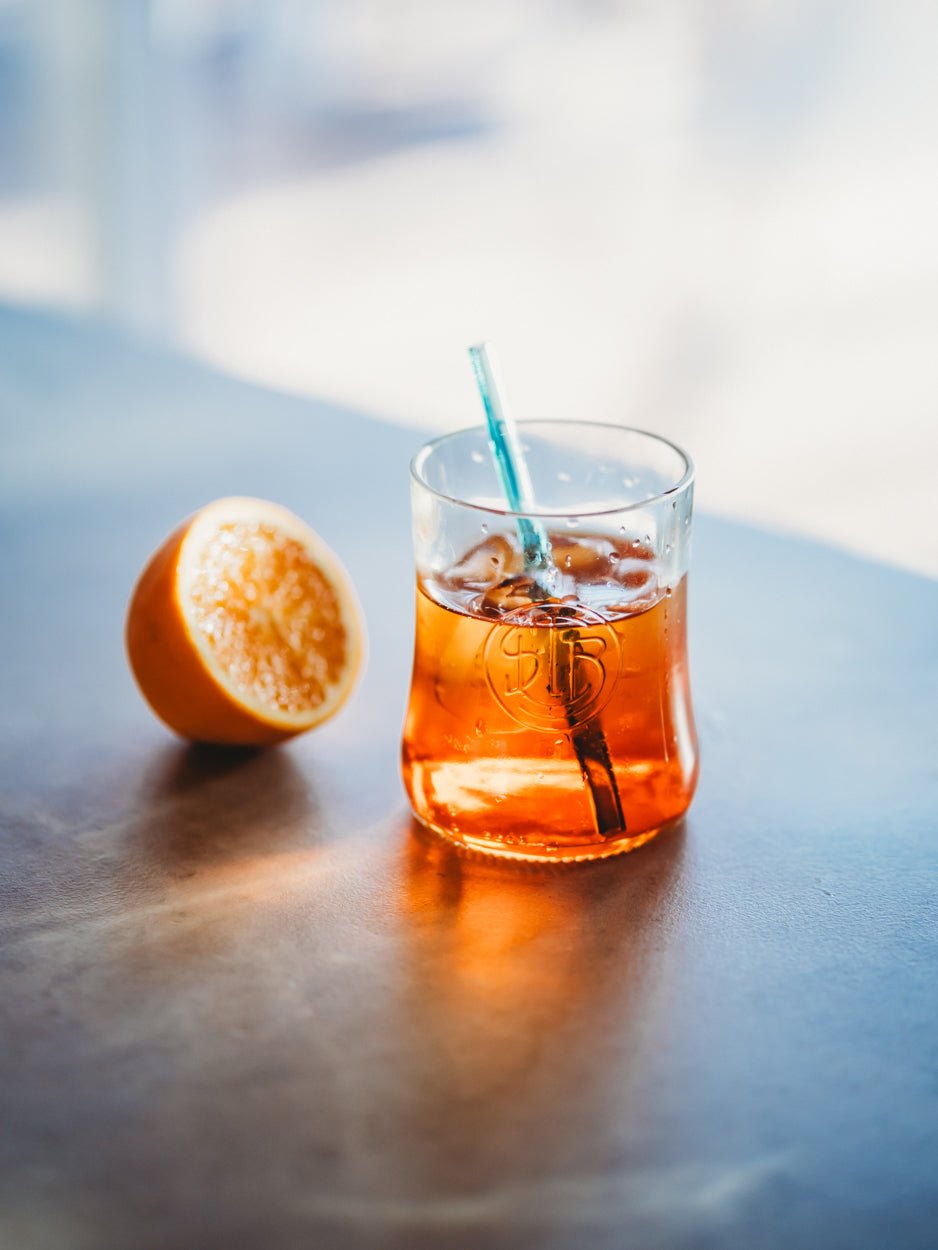 ☀️ das NEUE APEROL Glas 🧡 🍊 aus der Literflasche gefertigt - toll für Longdrinks