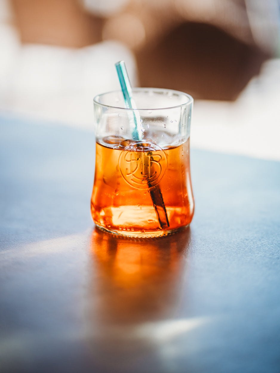 ☀️ das NEUE APEROL Glas 🧡 🍊 aus der Literflasche gefertigt - toll für Longdrinks