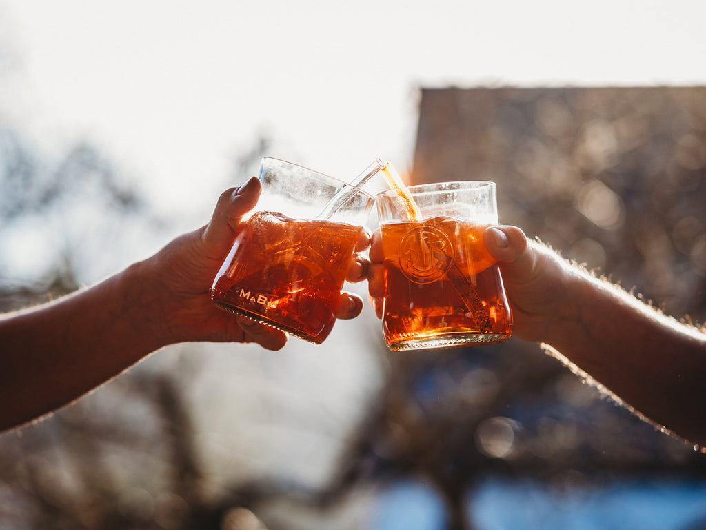 ☀️ das NEUE APEROL Glas 🧡 🍊 aus der Literflasche gefertigt - toll für Longdrinks