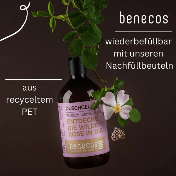 ENTDECKE DIE WILDE ROSE IN DIR - BIO Duschgel 2IN1  - von Benecos