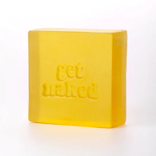 Get naked 🍋 der Frische Kick 💛 Design Glycerinseife  - dearsoap