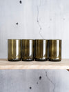 Trink Glas - Upcycling aus der dt. Weinflasche - witzig & ecofriendly - B2B