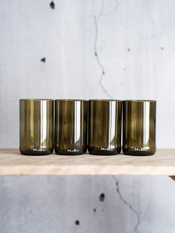 Trink Glas - Upcycling aus der dt. Weinflasche - witzig & ecofriendly - B2B