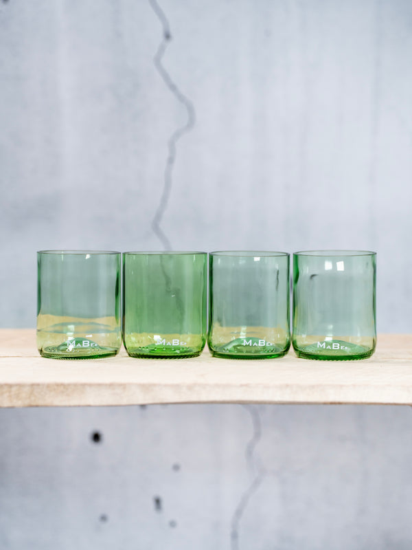 Trink Glas 250ml - Upcycling aus der dt. Weinflasche - witzig & ecofriendly - B2B