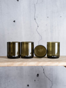 Trink Glas 250ml - Upcycling aus der dt. Weinflasche - witzig & ecofriendly