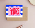 AMORE  ❤️ Postkarte von Ute Arnold 🔵 hej ibiza