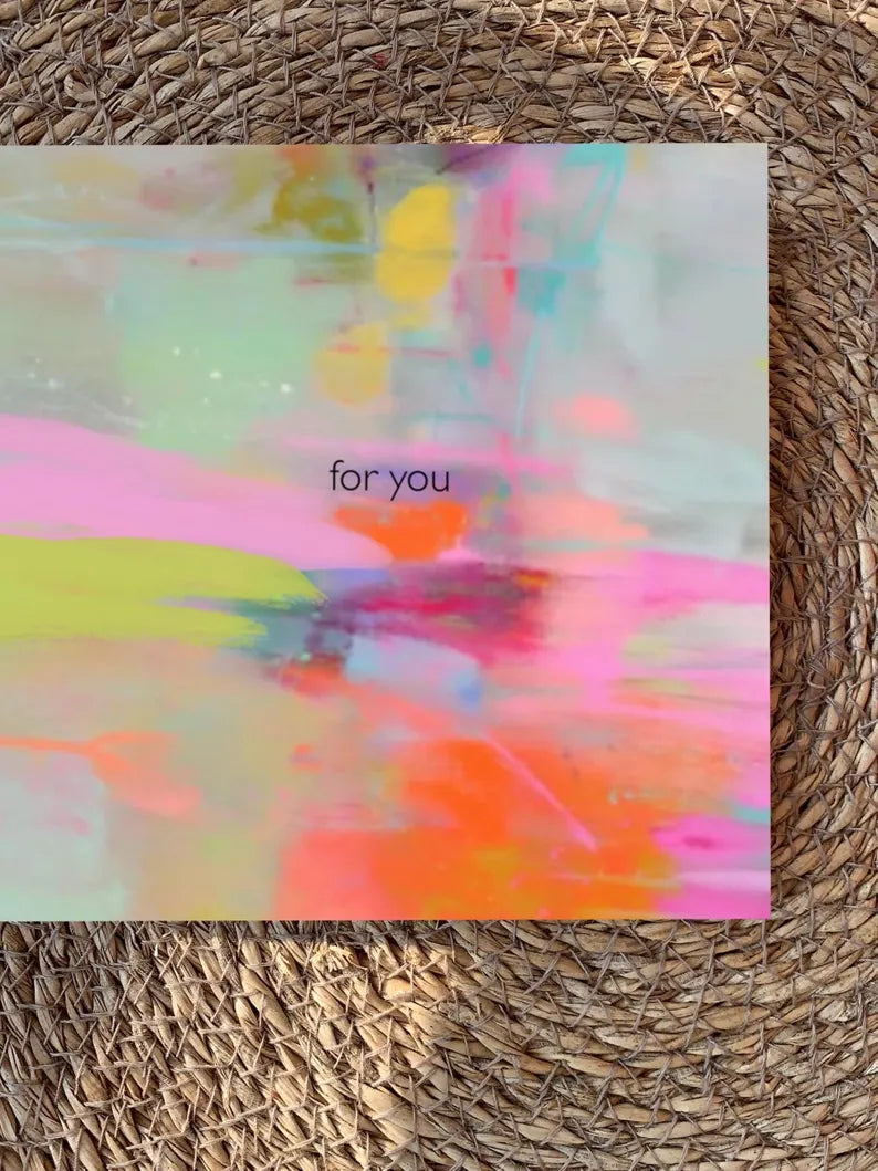 for you ❤️ Postkarte von Ute Arnold 🩷 hej ibiza