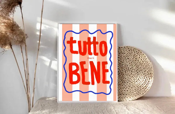 Tutto Bene - Postkarte von Ute Arnold - hej ibiza
