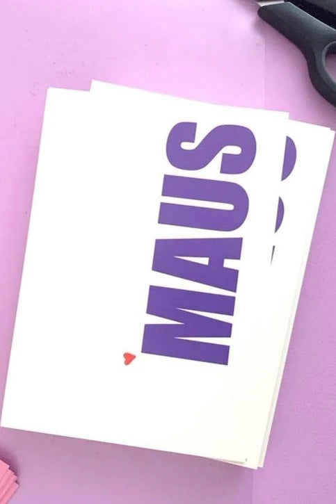 MAUS ❤️ Postkarte von Ute Arnold 💜 hej ibiza