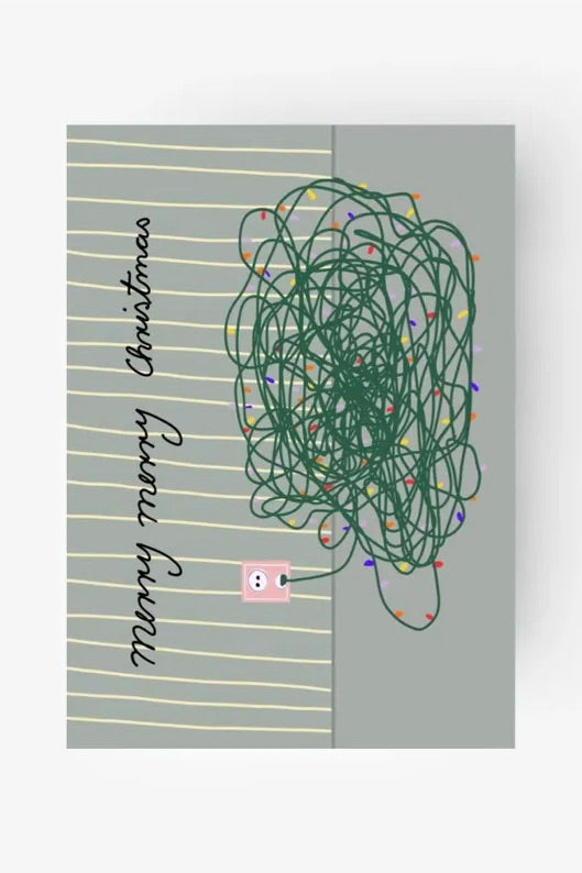 merry merry christmas🌲 Postkarte von Ute Arnold 🩷 hej ibiza