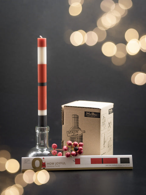 Weihnachts🎅 Grußkerze trifft Upcycling Kerzenständer - tolles Mitbringsel