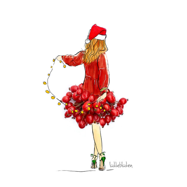 Wundervolle Weihnachtszeit ❤️  Karten von Lütteblüten - Gabriele Ampt