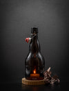 Big Bottle Windlicht (30cm) 2 l Bier | Douglasien Untersetzer