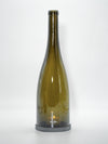 Big Bottle Windlicht (40cm) 3 l Wein | schwarzer Untersetzer