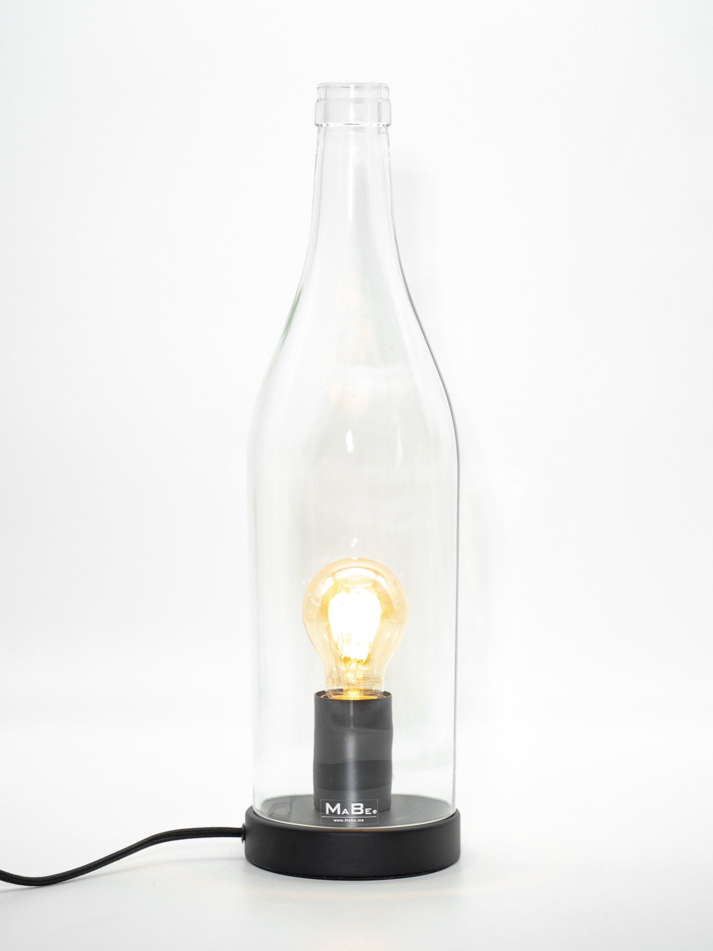 Big Bottle Tischleuchte (40cm) 3 l Weinbrand