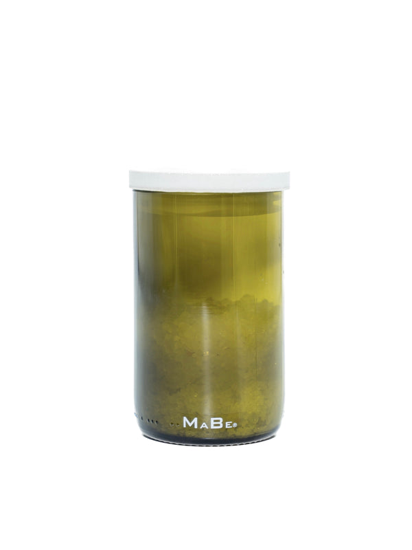 Vorrats Glas 350ml mit Beton Deckel in oliv