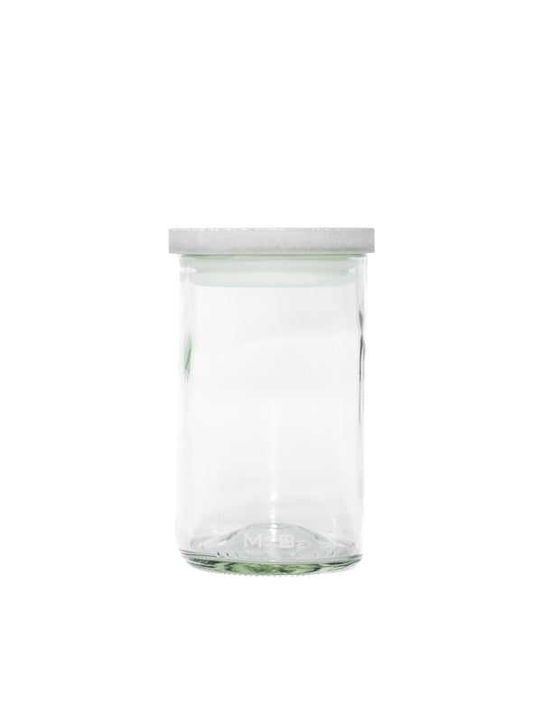 Vorrats Glas 350ml aus der  0,7 l Weinflasche in transparent